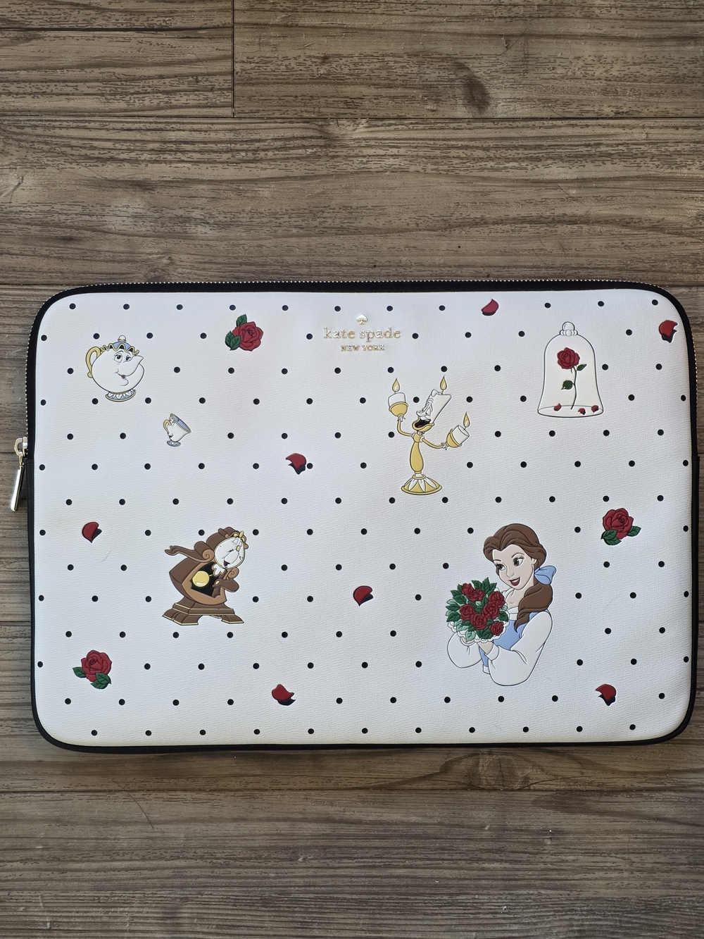 kate spade x Disney Beauty and the Beast Universal Laptop Sleeve